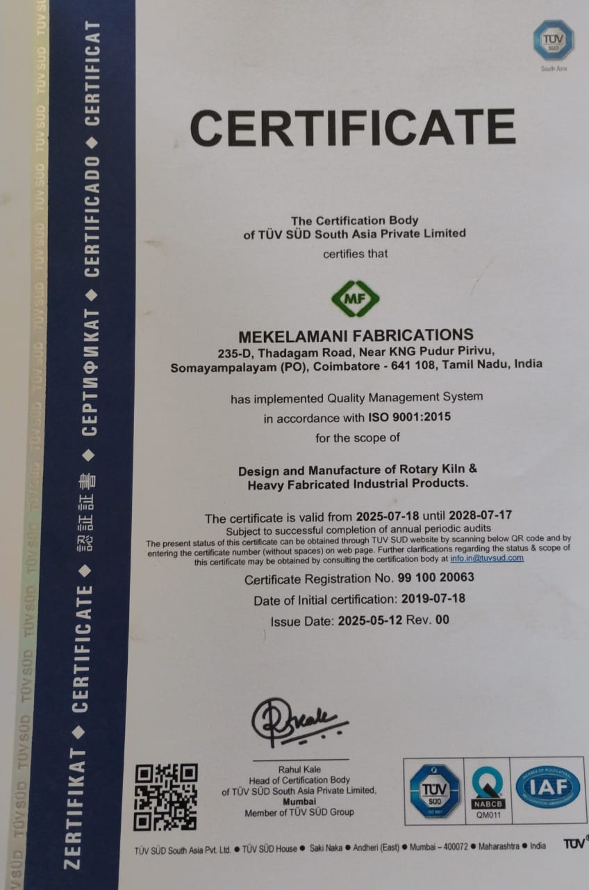 ISO 9001 Certificate